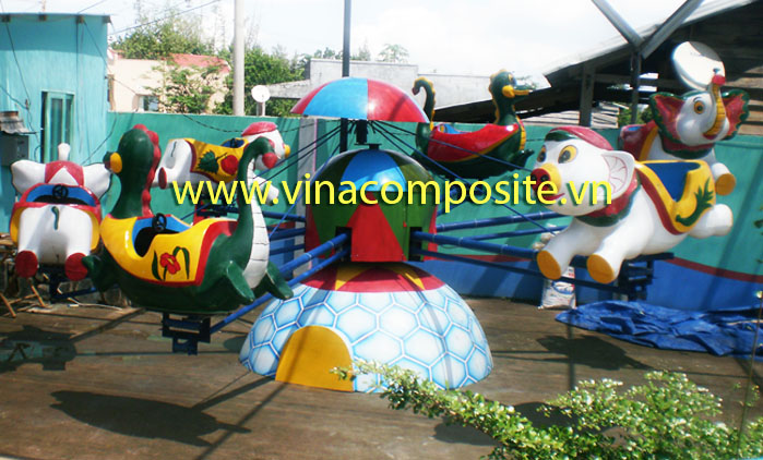 trò chơi đu quay thú điện 