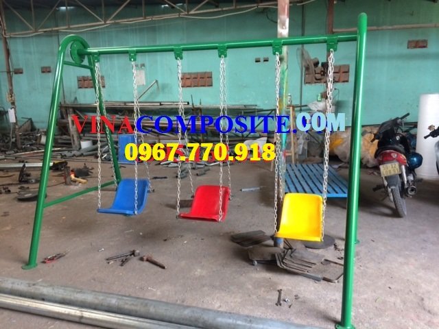 Xích đu 3 ghế cho bé