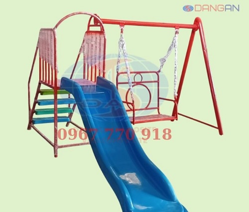 Xích đu cầu trượt cho bé